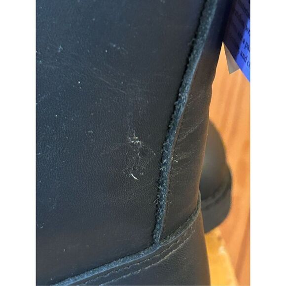 Cruiserworks Black Leather Classic Motorcycle Boots Men's Size 10.5M Read - Picture 7 of 9